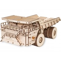 Camion Mare - Set Constructie cu Mecanism Puzzle 3D BELAZ 75710 din lemn 453 piese EWA